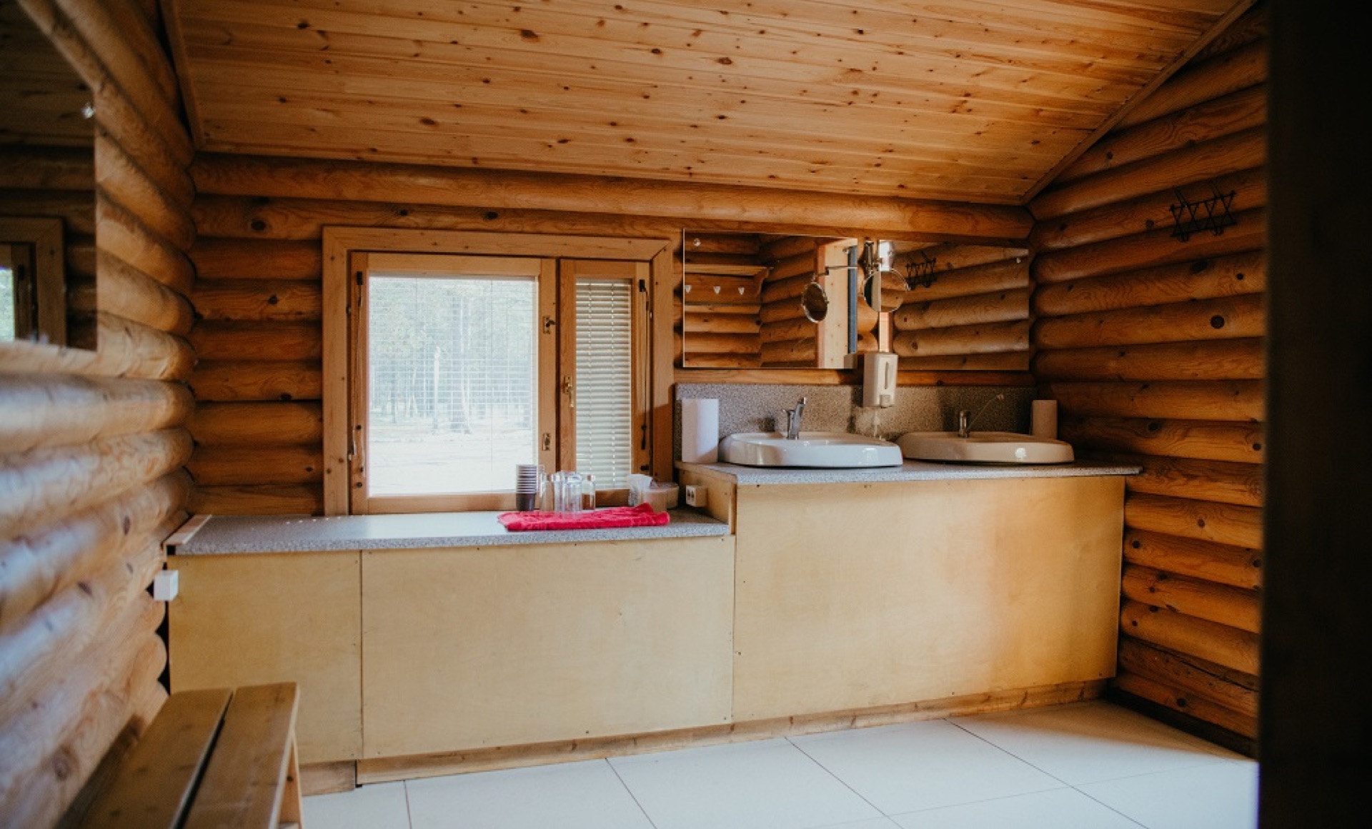 Зона отдыха после бани